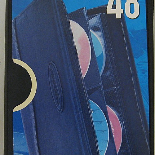 Case Logic CD wallet for 48 discs leather new