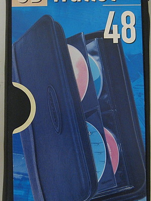 Case Logic CD wallet for 48 discs leather new