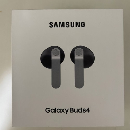 Samsung Galaxy Buds4 black earbuds, sealed