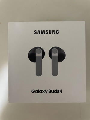 Samsung Galaxy Buds4 black earbuds, sealed