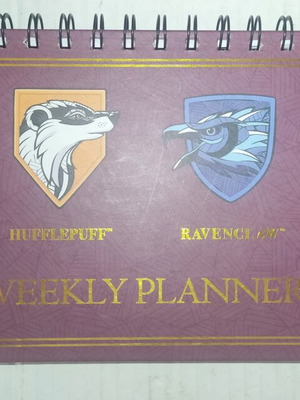 Комплект от 2 нови седмични планера Harry Potter с емблеми на домовете на Hogwarts
