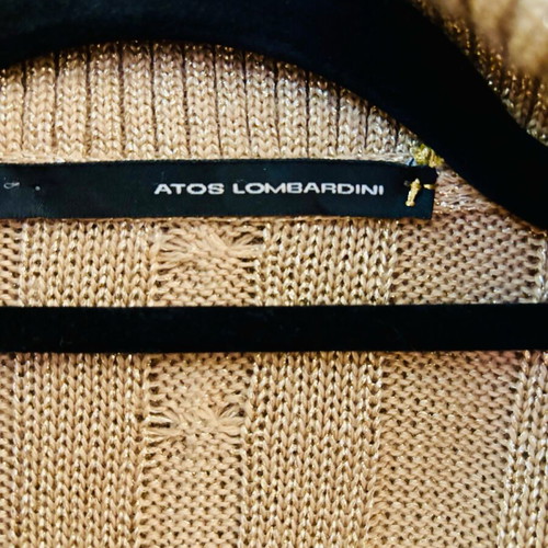 Atos Lombardini Gold Long Cardigan Like New, Size L