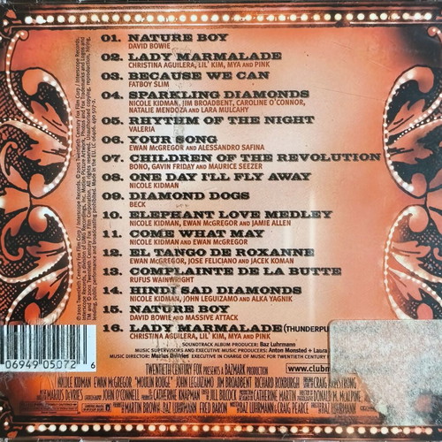 Moulin Rouge Original Soundtrack CD used