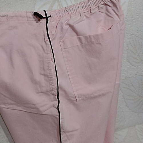 Stradivarius pink women's pants with side stripe, like new, size M