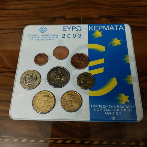 Greece euro 2003 blister new from Bank of Greece