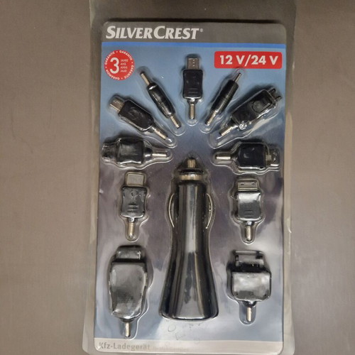 SilverCrest car charger set 12V/24V new