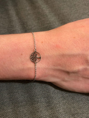 Silver 925 Tree of Life bracelet like new