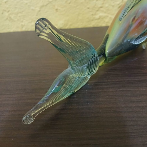 Blown Glass Fish used with colorful design