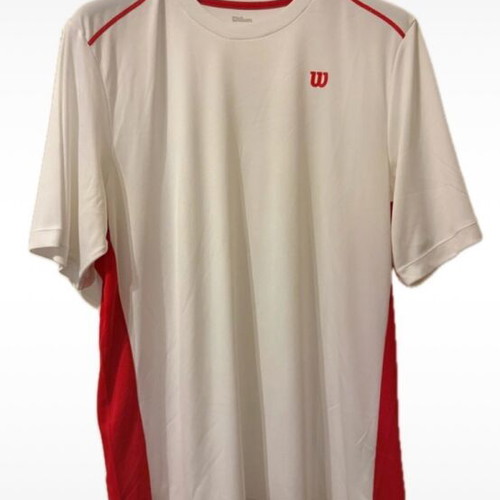 Wilson tennis shirt white red XL like new