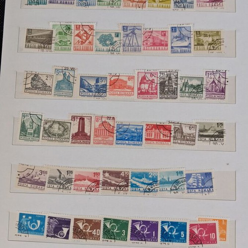 Stamp album used with vintage and thematic world collection