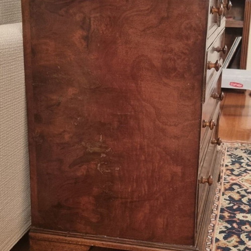Vintage dresser used with three large and two small drawers