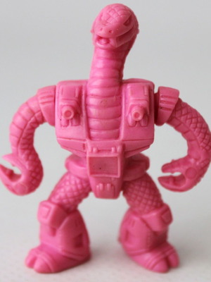 Teratomachos Pink Snake used, Vintage 80's Greek Teratomachoi Battle Beasts