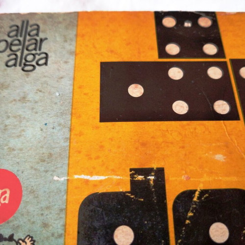 Collectible Domino game from Alga vintage 1950s used