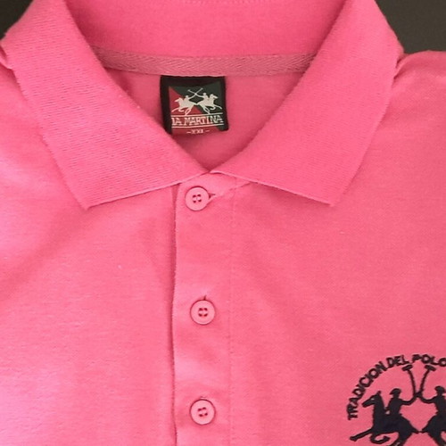 La Martina Polo Shirt men's size XL like new, pink