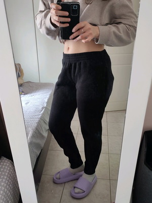 Sweatpants used, black, size S