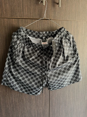 Gucci men's swim shorts new, black and grey, size L