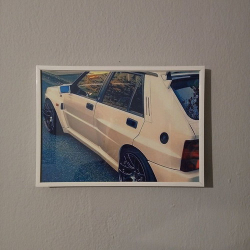Photo frame with car image new 22x30.5 cm