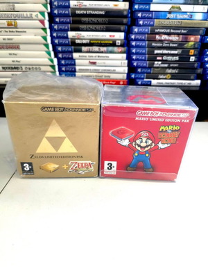 Nintendo Game Boy Advance SP εκδόσεις Zelda και Mario μεταχειρισμένες κονσόλες
