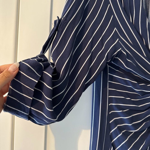 Zara Long Asymmetric Airy Shirt XS Like New