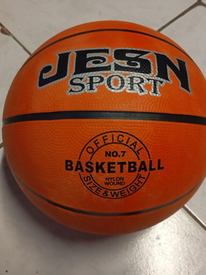 Basketball ball size 7, synthetic rubber, new