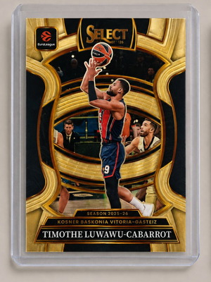 Timothe Luwawu-Cabarrot Gold Vinyl 25-26 Euroleague Select κάρτα 1/1