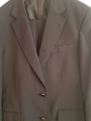 Cameron men's suit new, black, trousers size 48, jacket size 54