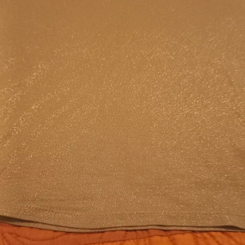 Women's blouse used, beige gold, slightly elastic