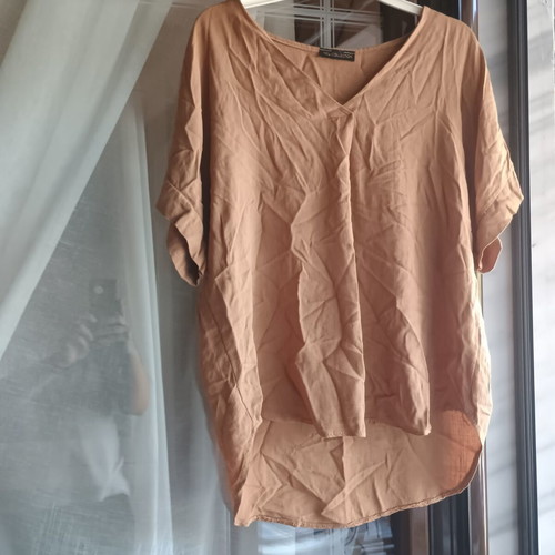 Summer blouse New Collection NoL like new, airy, brown
