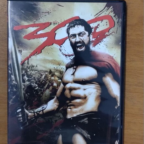 300 DVD new, adventure with Greek subtitles