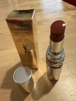 YSL Loveshine Wet Shine Lipstick 201 Rosewood Blush