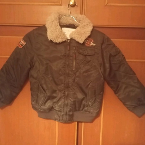 Children's jacket new, size 122, brown