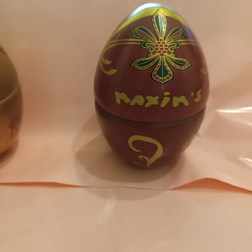 Metal Collectible Eggs Maxim's de Paris Set New