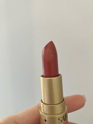 Lipstick with glitter peach like new