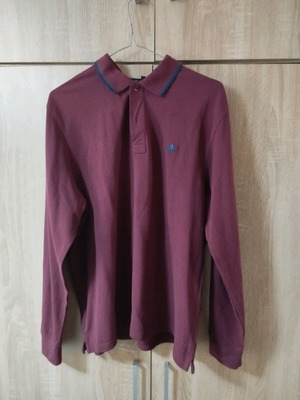 Ascot Sport long-sleeve polo XXL like new, burgundy