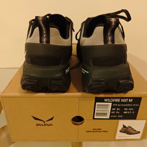 Salewa Wildfire NXT Approach Shoes like new, EU 42.5, brown and green