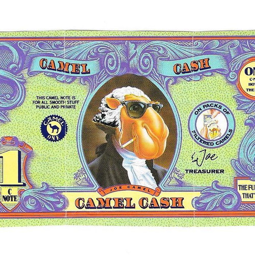 Camel collectible coupon used from 1990