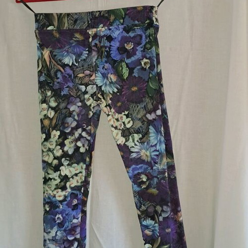 Women's leggings used, multicolor, size M