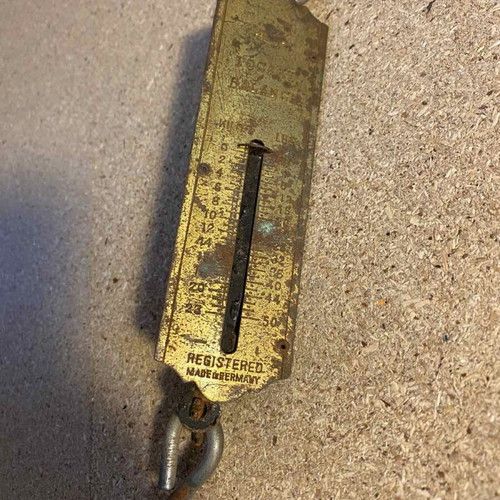 German pocket scale used vintage