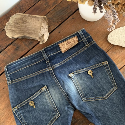 Fornarina vintage jeans used, blue, size XS
