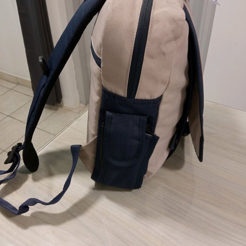 Jeep backpack bag new, beige and blue