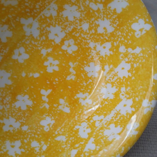 Bowls with flowers like new, set of 2 pieces