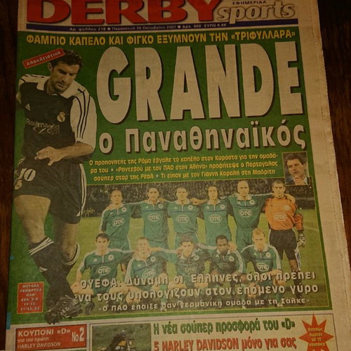 Derby Sports collection used newspaper