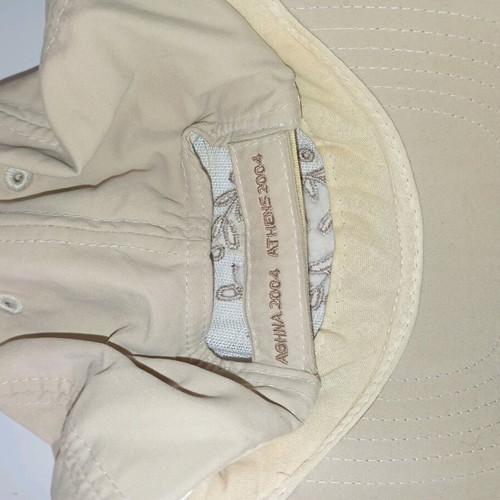 Collectible cap Olympic Games Athens 2004 like new, beige