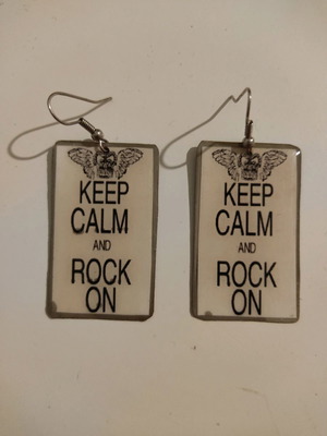 Earrings in rock style new