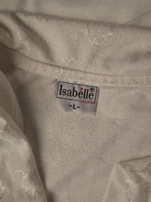 Isabelle winter pajama used, size L, white