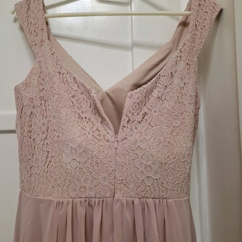 Long elegant pink dress new, size L