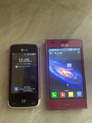 Συσκευές LG E610v και GS290 μεταχειρισμένες, ροζ, Android