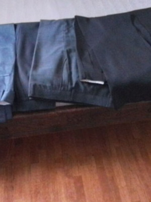 Men's pants new, size XL, pack of 7, black and gray