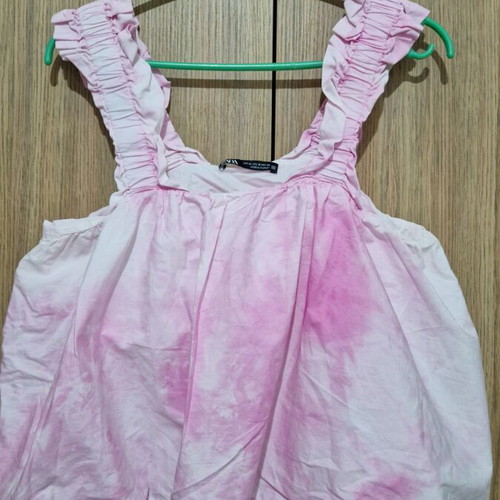 Zara pink tank top like new, size M