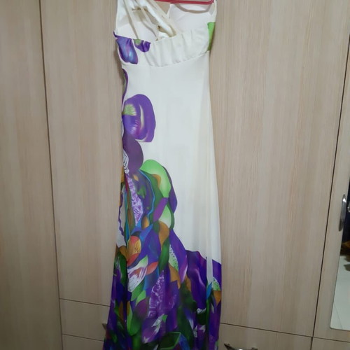 Evening dress like new, chiffon, size 38